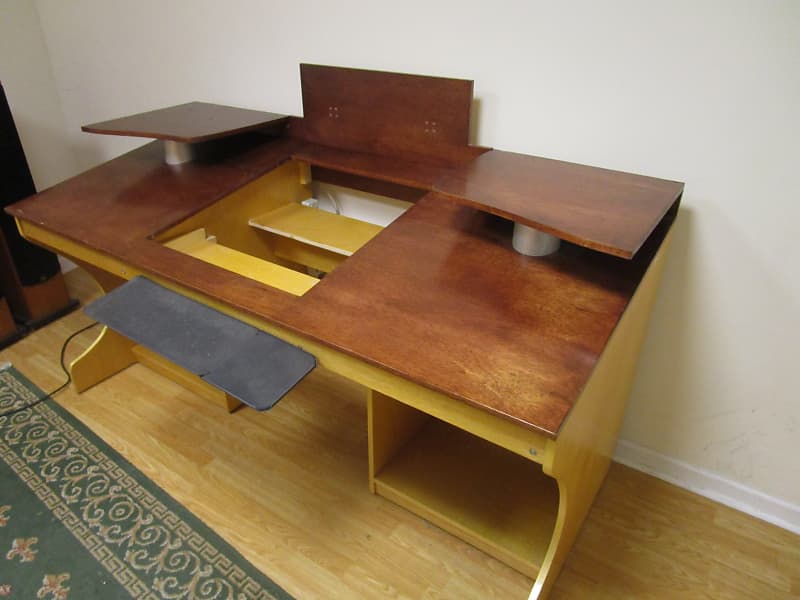Music Studio Desk, L Shaped Desk, Custom Desk, Mid Century Modern