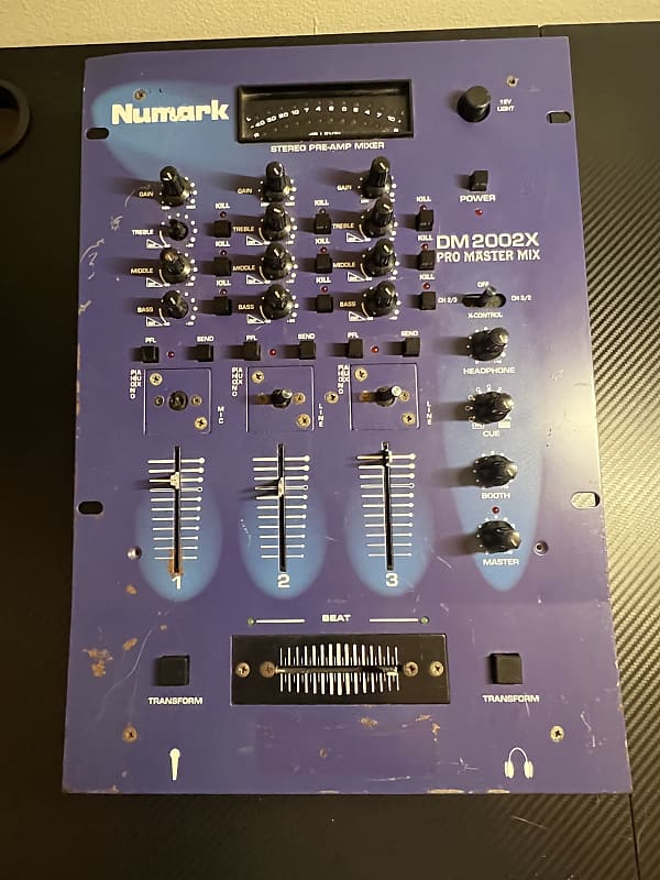 NUMARK DM2002X DJ PRO MASTER MIX SOUND hot BOARD TESTED