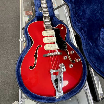 Guild X-350 Stratford Hollowbody Scarlett Red with Case - Pre Owned for sale