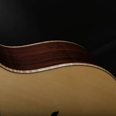 Avian Songbird Deluxe 5A Natural All-solid Handcrafted Indian Rosewood Acoustic Guitar image 12