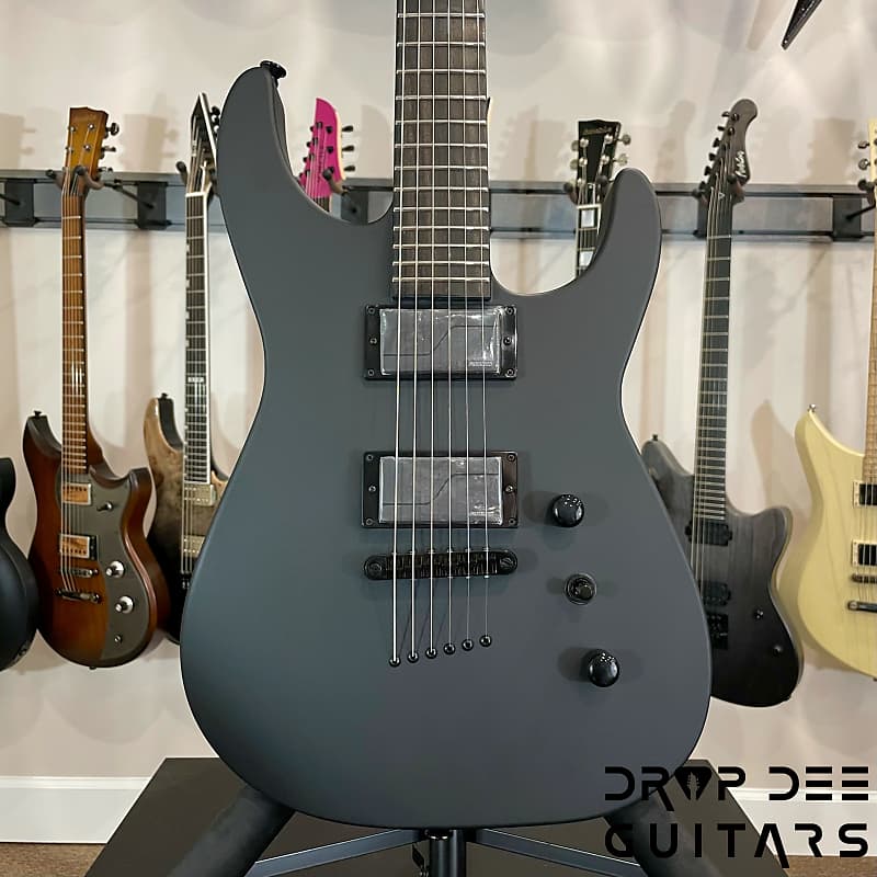 Jackson Custom Shop Soloist Electric Guitar w/ Case-Blackout image 1