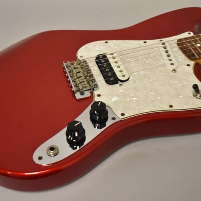 2000 Fender Deluxe Series Cyclone Candy Apple Red MIM w/HSC image 7