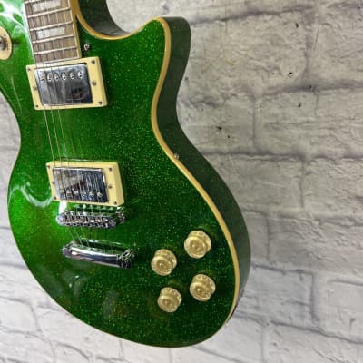 Firefly LP Classic Green Sparkle Electric Guitar - Evolution Music