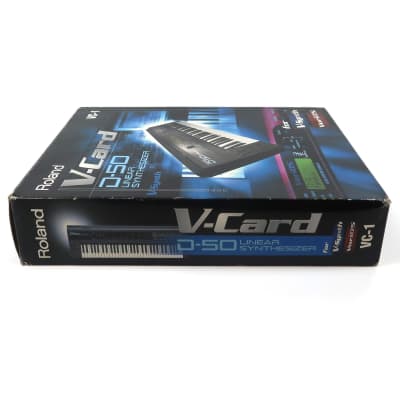 Roland VC-1 V-Card for V-Synth D-50 Complete Set In Box | Reverb