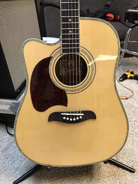 Oscar Schmidt OG2CE LH Left Handed Acoustic Electric