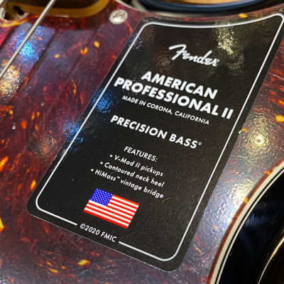 Fender American Professional II Precision Bass 2023 - 3-Color Sunburst image 10