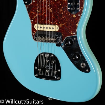 Fender Custom Shop 1962 Jaguar Time Capsule Finish Painted Head Cap Daphne Blue (137) for sale