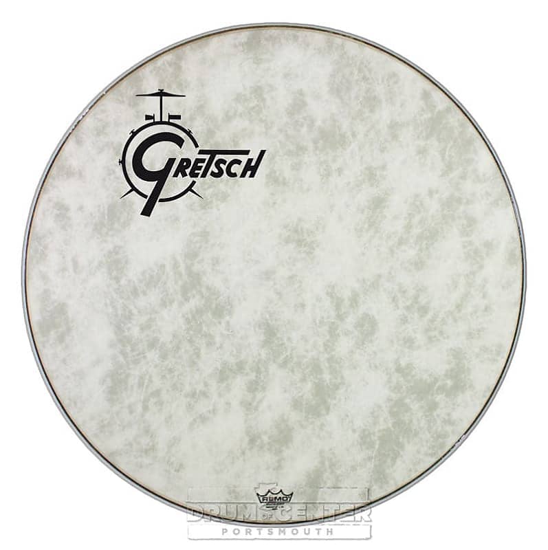 Gretsch Bass Drum Head Fiberskyn 20 w/Offset Logo image 1