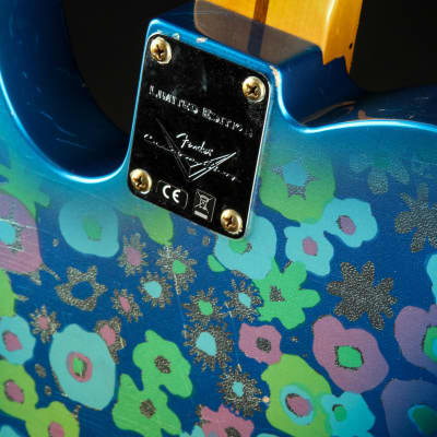 Fender Custom Shop Limited Edition 50s Tele Thinline Relic - Aged Blue Flower #172 / 2022 Winter Custom Shop Event (Brand New) image 15