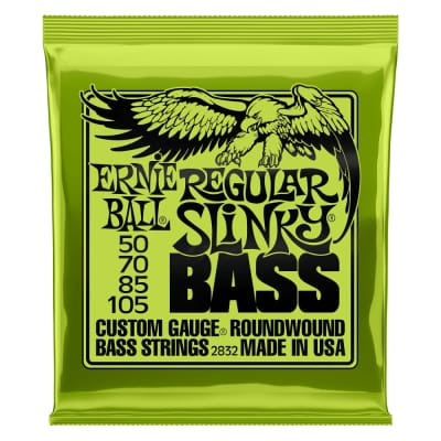 Ernie Ball 2832 Regular Slinky Nickel Wound Electric Bass Strings 50-105 Gauge image 1