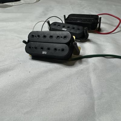 Ibanez INF3, INFS3, INF4 Matching Pickup Set HSH 2008 - Black image 3