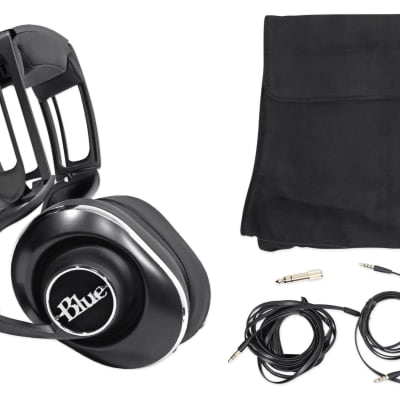 Blue Lola Black Sealed Over-Ear Studio Headphones+Condenser Recording Microphone image 2