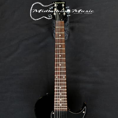 J. Reynolds Les Paul Style Electric Guitar - Black Finish image 3