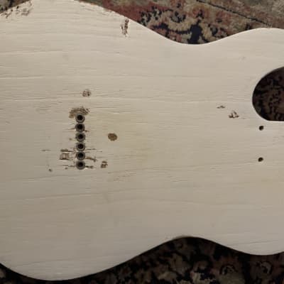 Loaded Telecaster Tele body Texas Special pups Olympic White image 2