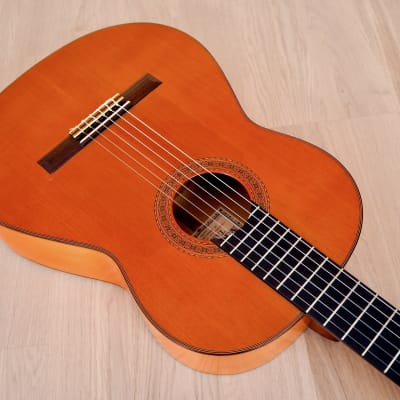 1976 Mitsuru Tamura 1500 Vintage Flamenco Nylon String Acoustic Guitar w/ Case image 9