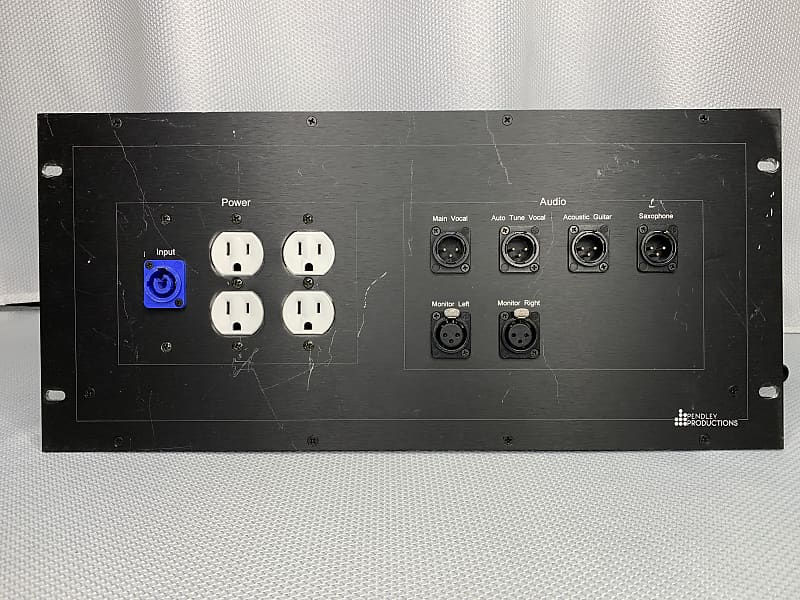Custom Panel 5u with XLR sends/returns and power management image 1