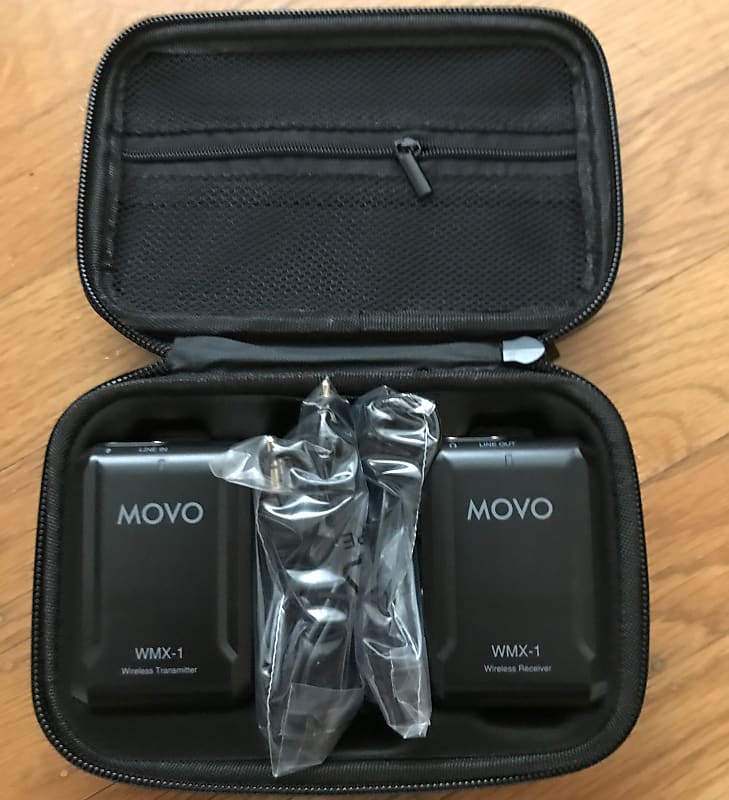 Movo WMX-1 Wireless Microphone Black