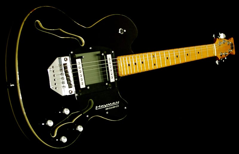 Burns HAYMAN 2020 1974 Black Guitar.  RARE. Innovative. A Masterbuilt Masterpiece by Jim Burns.. image 1