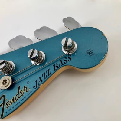 Fender Jazz Bass American Vintage 70's FSR 2003 Lake Placid Blue image 13