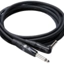Hosa HGTR015R Pro Guitar Patch Cable REAN Straight to Right Angle 15 Foot