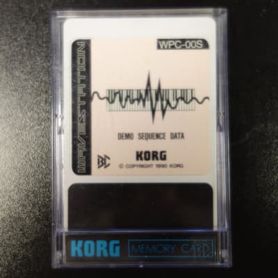 Korg WPC-00S Wavestation Demo Sequence Data 1990 image 1