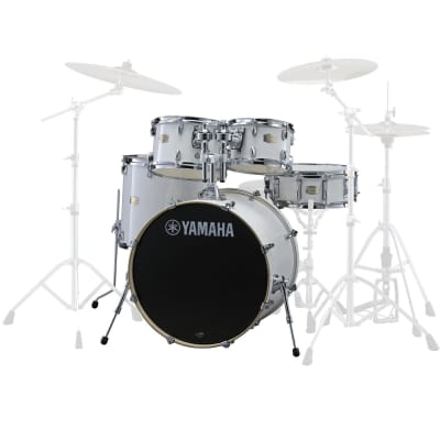 Yamaha Stage Custom 5pc Birch Kit Pure White - 20" Kick - Shell Pack - FLOOR DISPLAY