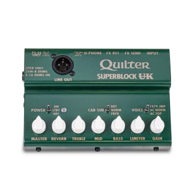 Quilter Labs SuperBlock UK 25-Watt Preamp Pedal for sale
