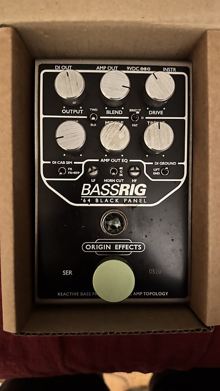 Origin Effects BASSRIG '64 Black Panel
