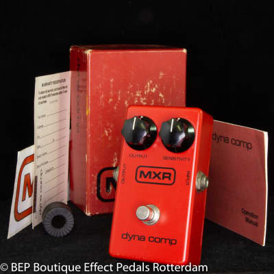 MXR Dyna Comp Block Logo 1980 s/n 2-046799 USA as used on many classic Nashville recordings. image 1