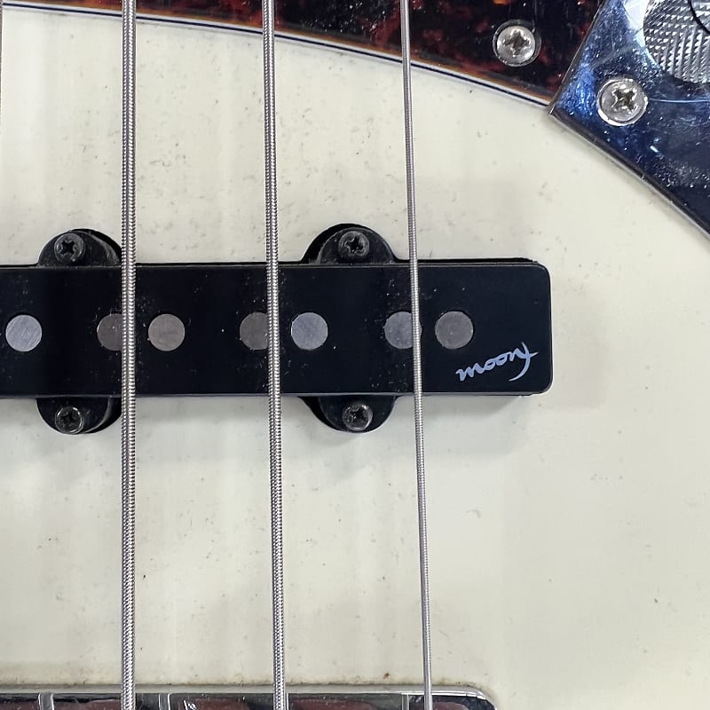 ベース moon JB-4A EVERTONE PICKUP Class-S Moon JB-4 - White | Reverb