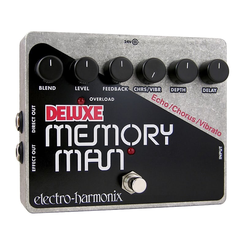 Electro-Harmonix EHX Deluxe Memory Man XO Analog Delay / Chorus / Vibrato Pedal