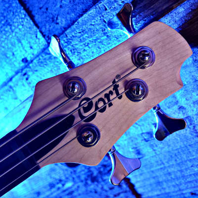 Cort Action PJ OPW 4-String Bass Open Pore Walnut image 2