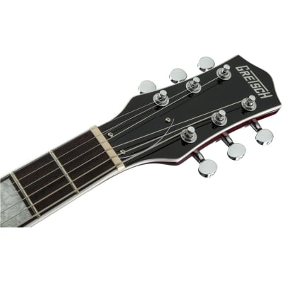 Gretsch G5220LH Electromatic Jet BT Single-Cut V-Stoptail Left-Handed Electric Guitar, Laurel Fingerboard, Dark Cherry Metallic image 15
