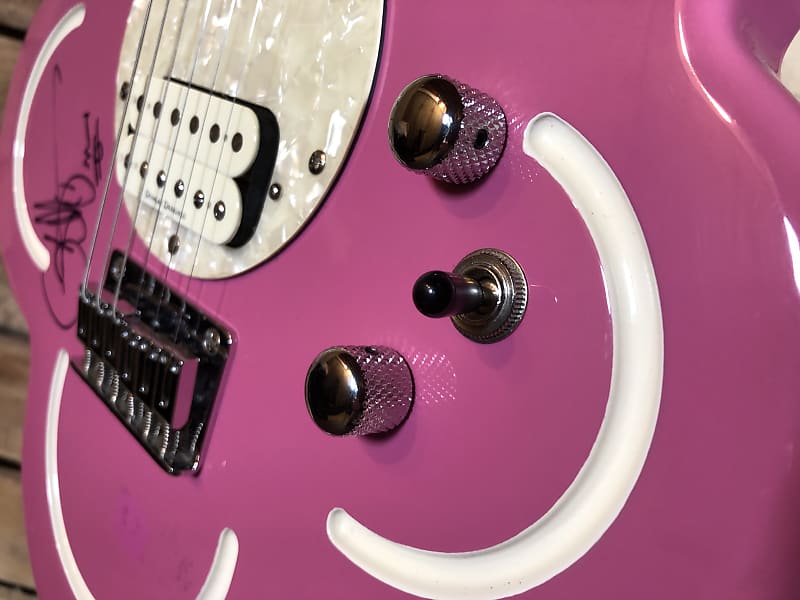 Daisy Rock Pink Flower Pink Electric Guitar - FUN | Reverb