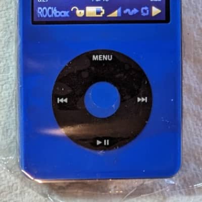 Blue-Black unique Apple iPod Classic 5th Gen Rockbox 512GB, | Reverb