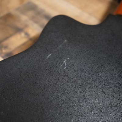 Galveston WOB-500BK Black Acoustic Electric Guitar Plastic Back | Needs Work | See Description | image 10