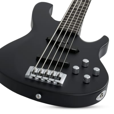 Schecter Johnny Christ-5 Bass Satin Black SBK 5-String Electric Bass + Hard Case Johnny Christ 5 image 7