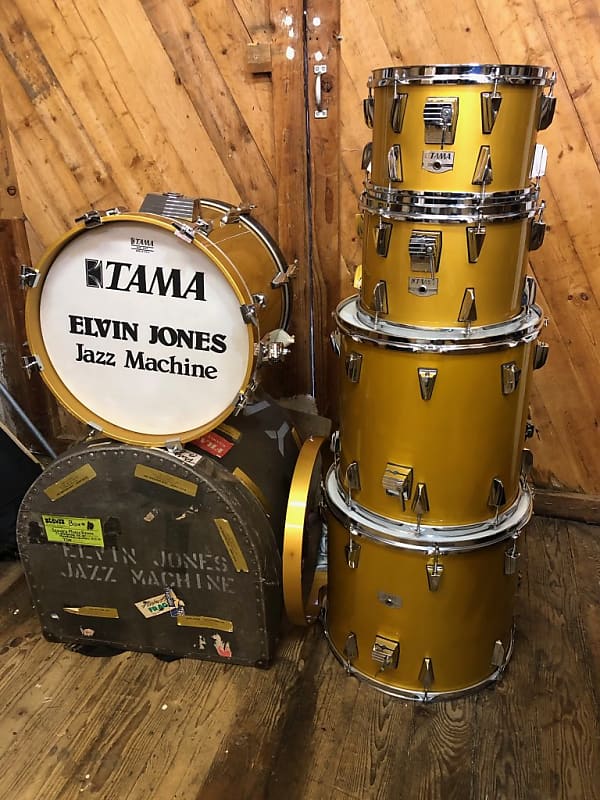 Tama - Elvin Jones’ Crestar Drum Set 1987 - Gold Lacquer image 1