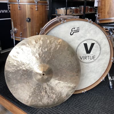 DEMO Byrne Cymbals 20" Vintage Series Ride (2039g) Hand Hammered Cymbal Jazz Buttery Wash - Video image 1