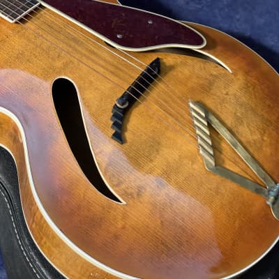 Very Rare Vintage Gretsch Catseye acoustic Syncromatic  1940’s 1950’s - antique old XLNT Player Sunburst guitar for sale