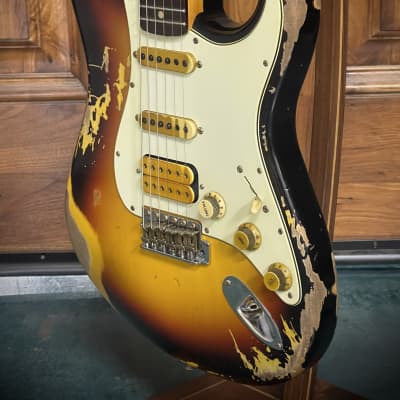 2022 Fender Custom Shop Alley Cat Strat 2.0 Heavy Relic image 4