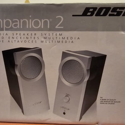 Bose Companion 2 Series III Multimedia Speakers - for PC (with 3.5mm AUX &  PC Input) Black