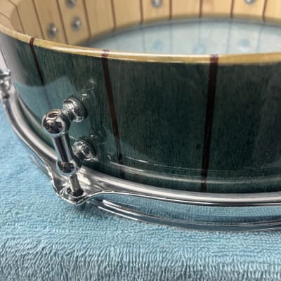 Custom Maple Stave 13”x3.5” piccolo snare drum - Gloss Oil Polyurethane image 9