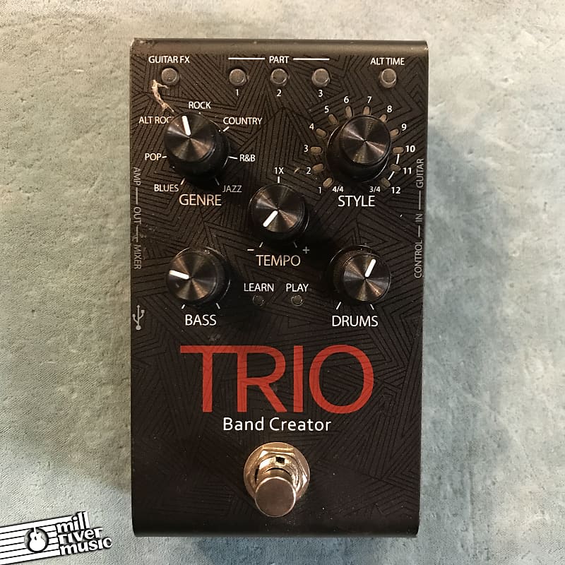 DigiTech TRIO Band Creator Pedal Used