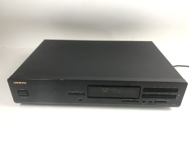 Onkyo FM AM Radio Tuner Stereo Model T-4040  			
