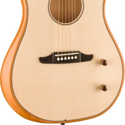 Fender Highway Series Dreadnought Acoustic-Electric Guitar, Natural w/ Gig Bag image 1