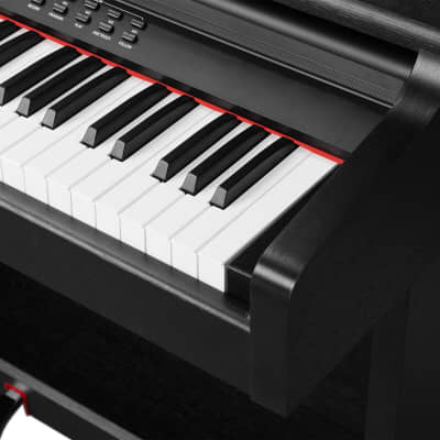 LAGRIMA 88 Key LCD Digital Electric Piano Keyboard 3 Pedal Board Cover Adaptor Black image 5