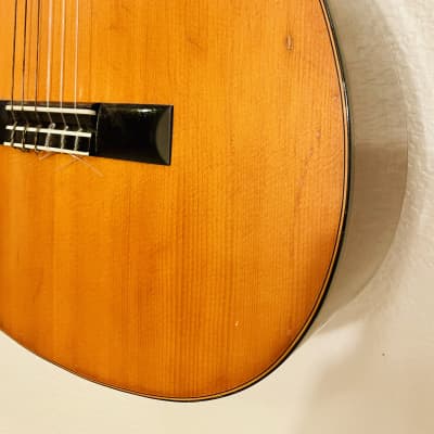 Suzuki Model 700 Classical Acoustic Guitar MIJ Japan With Case 1970’s - Natural image 11