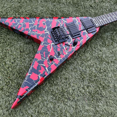 ESP KKV-380 red crackle Kerry King V 1997 - Red Crackle image 2