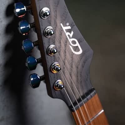 Cort X700 Triality Open Pore Black Burst w/Gigbag (B Stock) image 9